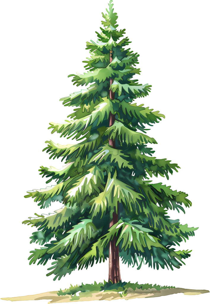Pine tree illustration